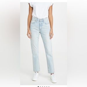 SLVRLAKE Virginia Slim Jeans; Size 28